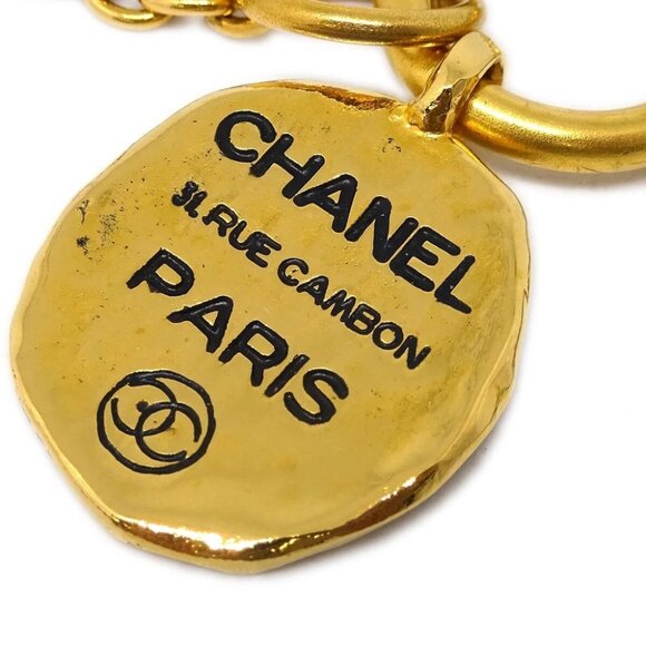 Chanel Chain Pendant Necklace Gold 164821 - Picture 4 of 4